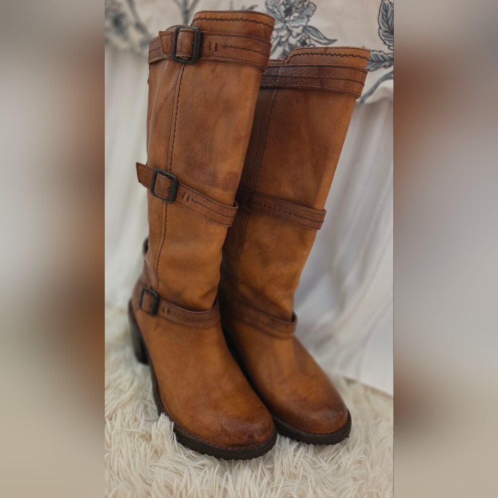 Frye Carmen 3 Strap Boots